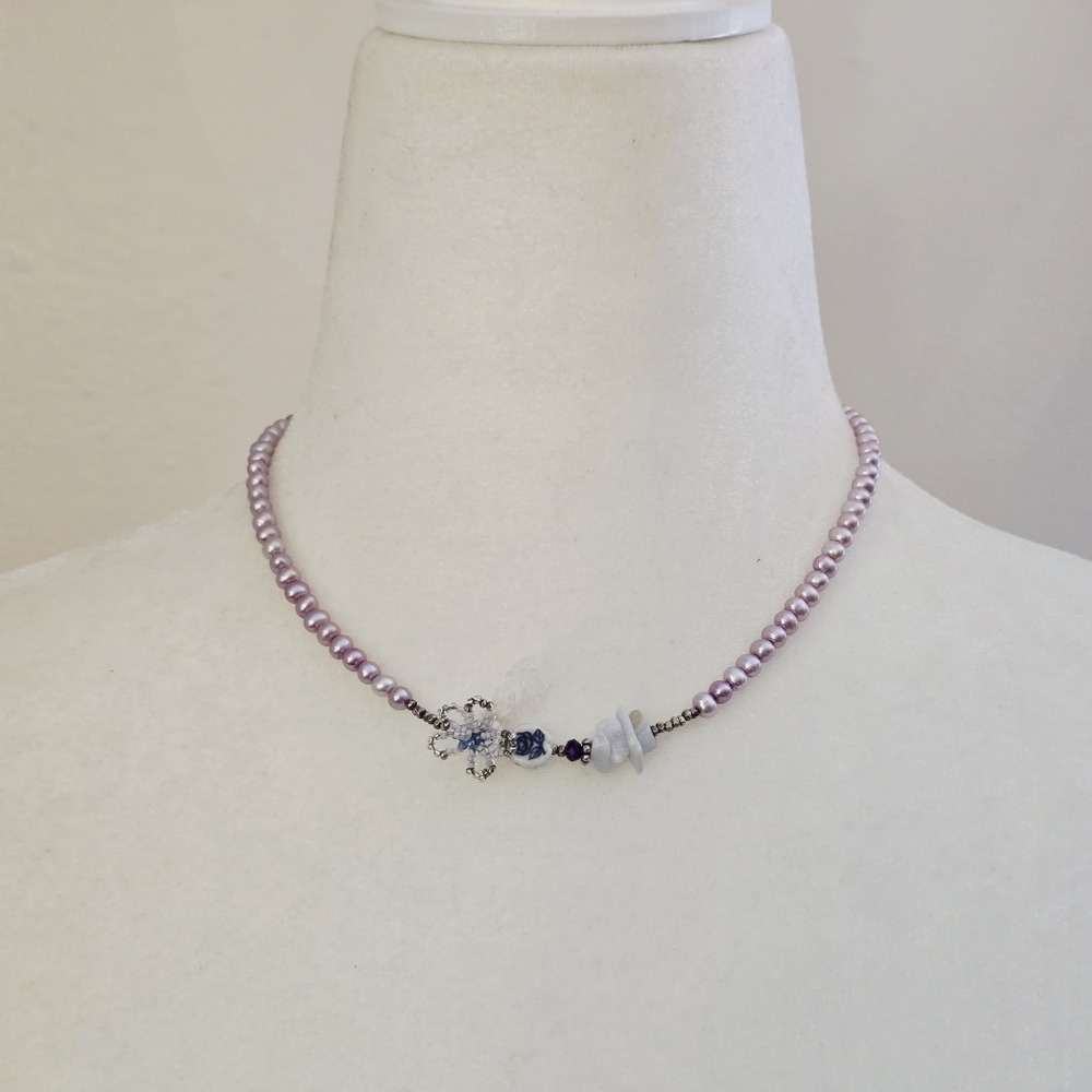 Pink Pearl Necklace